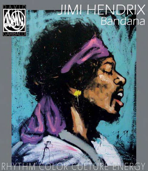 Hendrix Bandana Limited Editiion Giclee by David Garibaldi